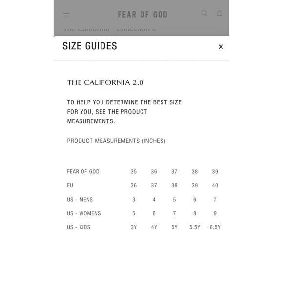 Fear Of God The California 2.0 Cream Slip-On Mules Clogs Size 7 or EU 37 - Picture 10 of 10